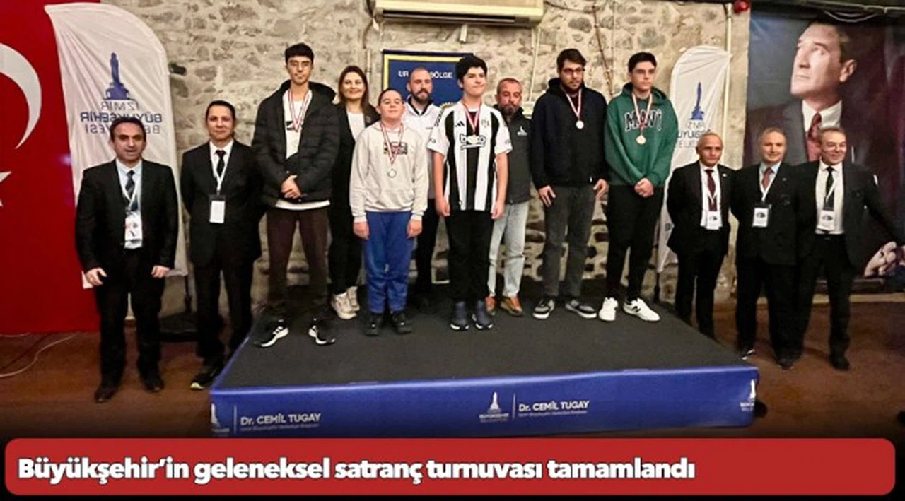 Büyükşehir’in geleneksel satranç turnuvası tamamlandı