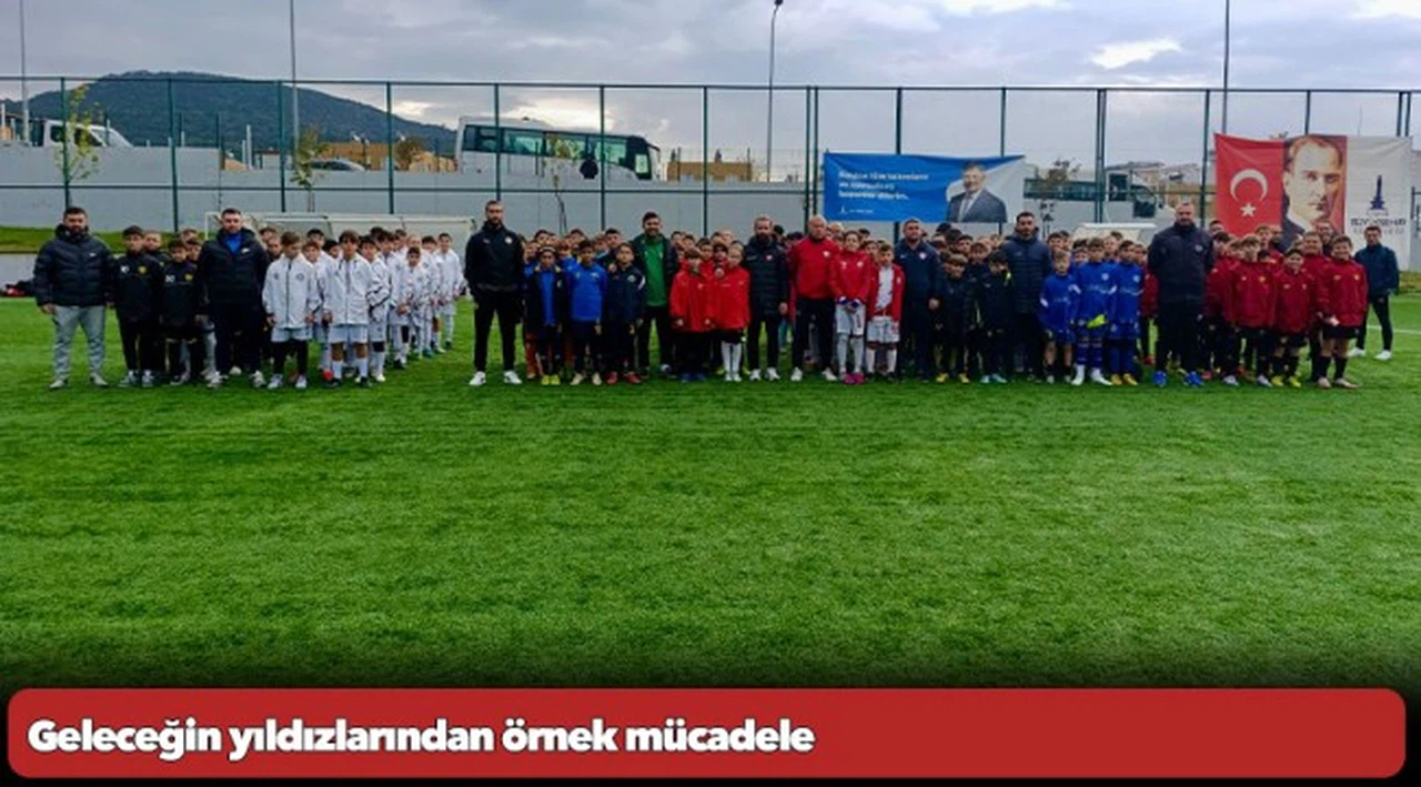 Geleceğin yıldızlarından örnek mücadele