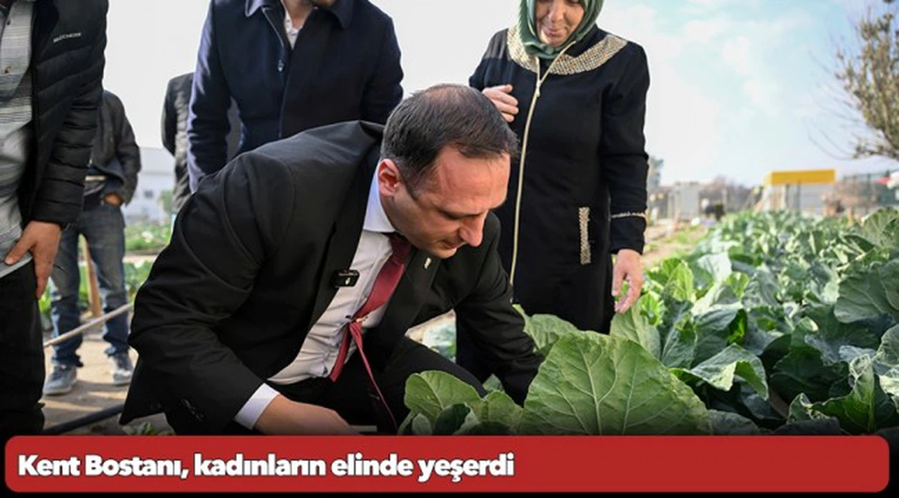 Kent Bostanı, kadınların elinde yeşerdi