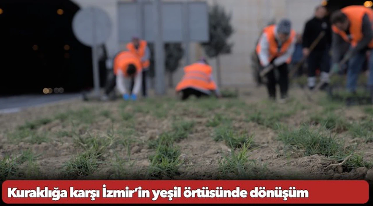 Kuraklığa karşı İzmir’in yeşil örtüsünde dönüşüm