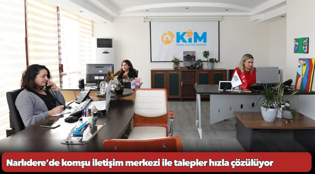 Narlıdere’de komşu iletişim merkezi ile talepler hızla çözülüyor