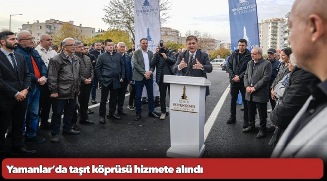 Yamanlar’da taşıt köprüsü hizmete alındı