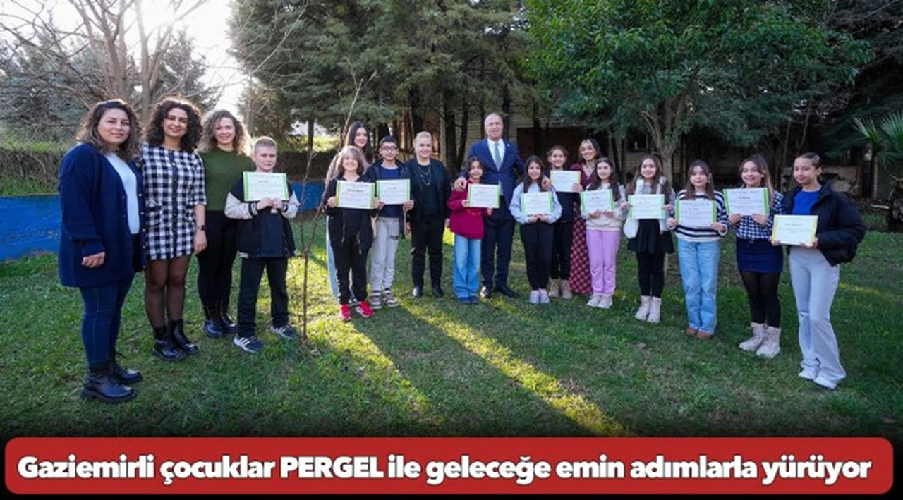 Gaziemirli çocuklar PERGEL ile geleceğe emin adımlarla yürüyor