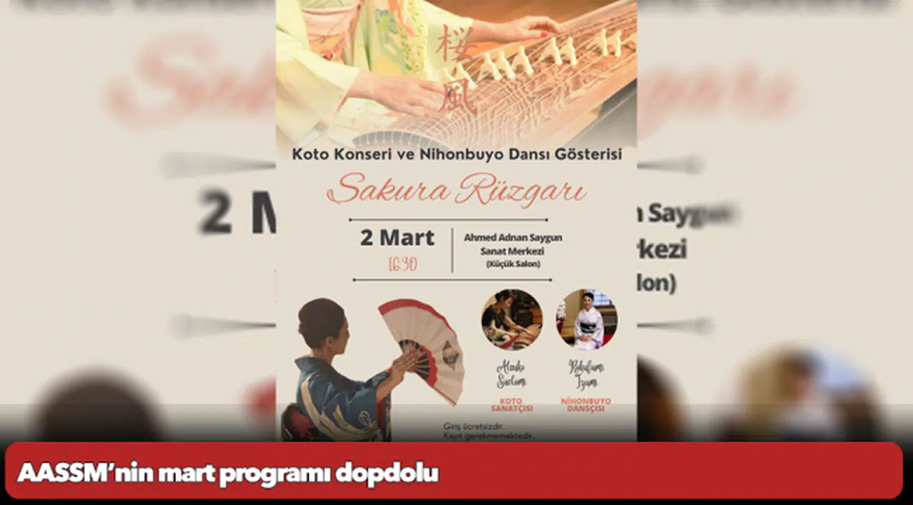 AASSM’nin mart programı dopdolu
