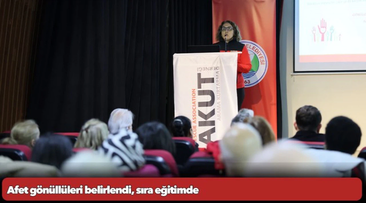 Afet gönüllüleri belirlendi, sıra eğitimde