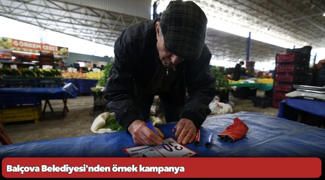 Balçova Belediyesi'nden örnek kampanya