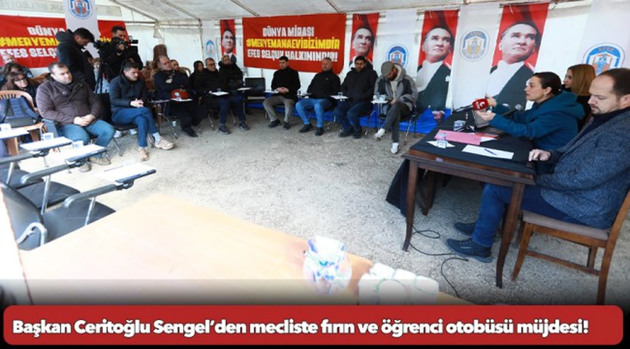 Başkan Ceritoğlu Sengel’den mecliste fırın ve öğrenci otobüsü müjdesi!