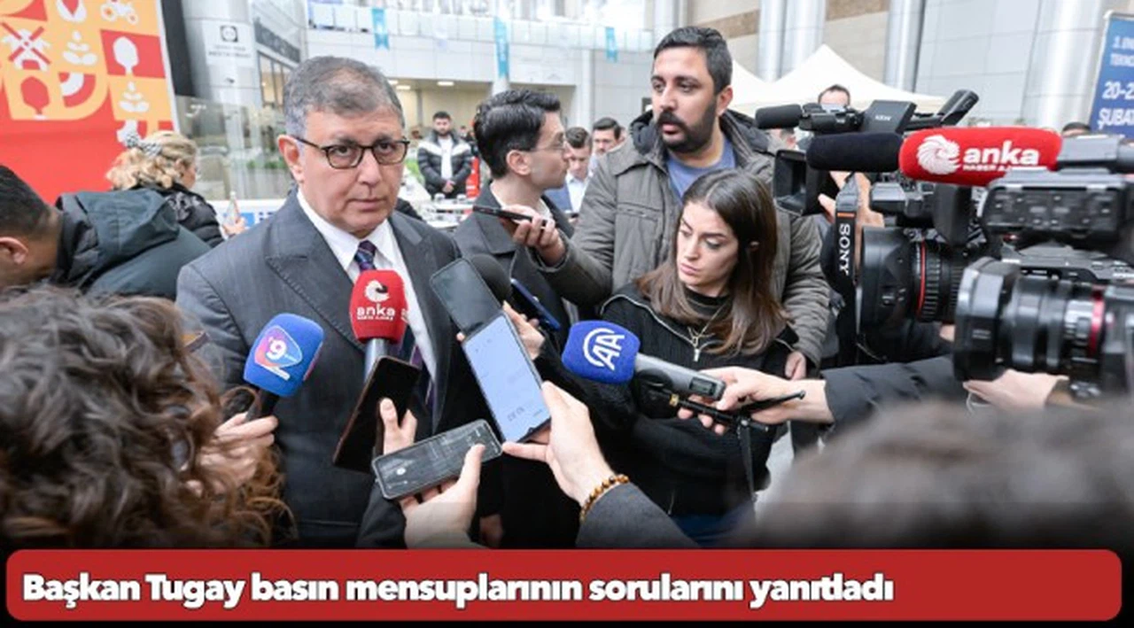 Başkan Tugay basın mensuplarının sorularını yanıtladı  “İzmir’i tanımadığını düşünüyorum”