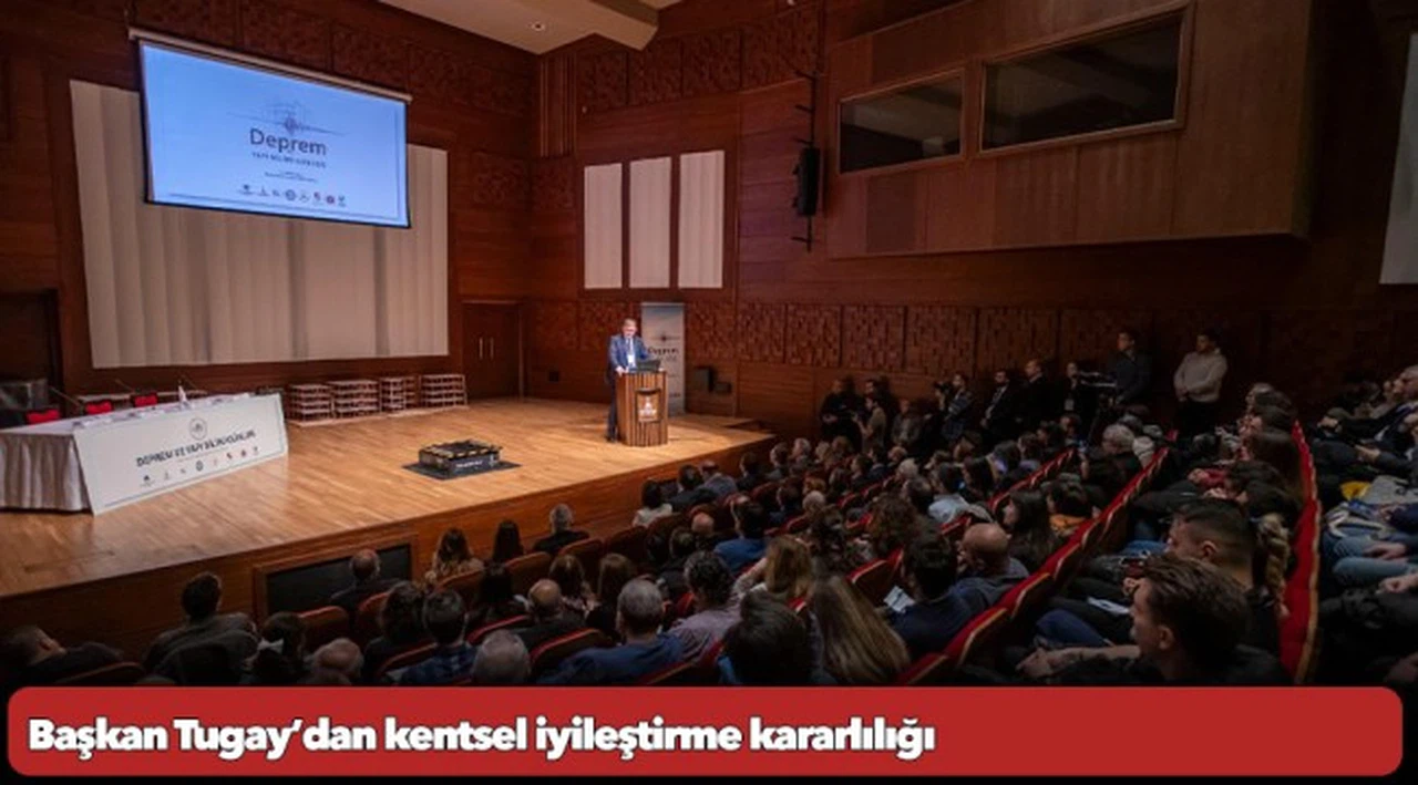 Başkan Tugay’dan kentsel iyileştirme kararlılığı