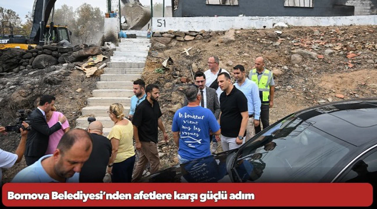 Bornova Belediyesi’nden afetlere karşı güçlü adım