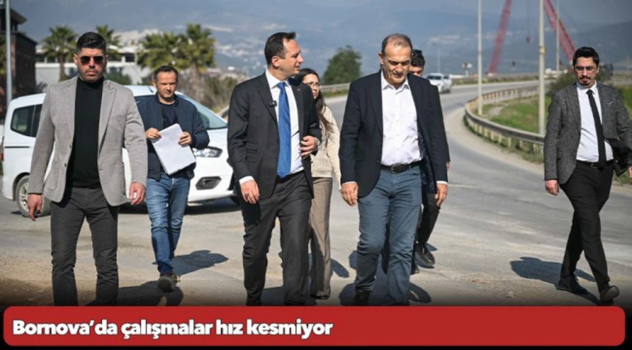 Bornova’da çalışmalar hız kesmiyor