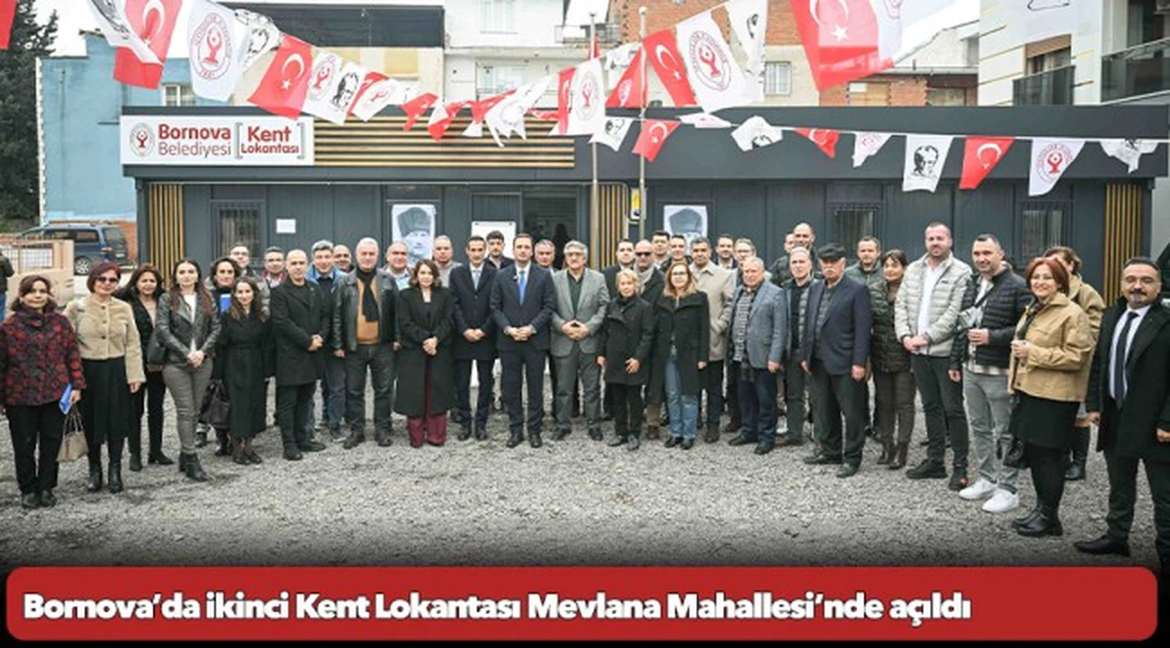 Bornova’da ikinci Kent Lokantası Mevlana Mahallesi’nde açıldı