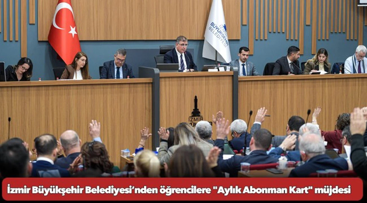 İzmir Büyükşehir Belediyesi’nden öğrencilere "Aylık Abonman Kart" müjdesi