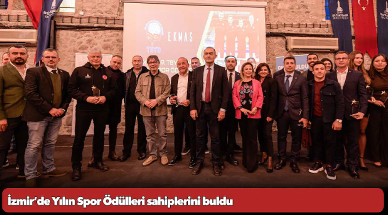 İzmir’de Yılın Spor Ödülleri sahiplerini buldu