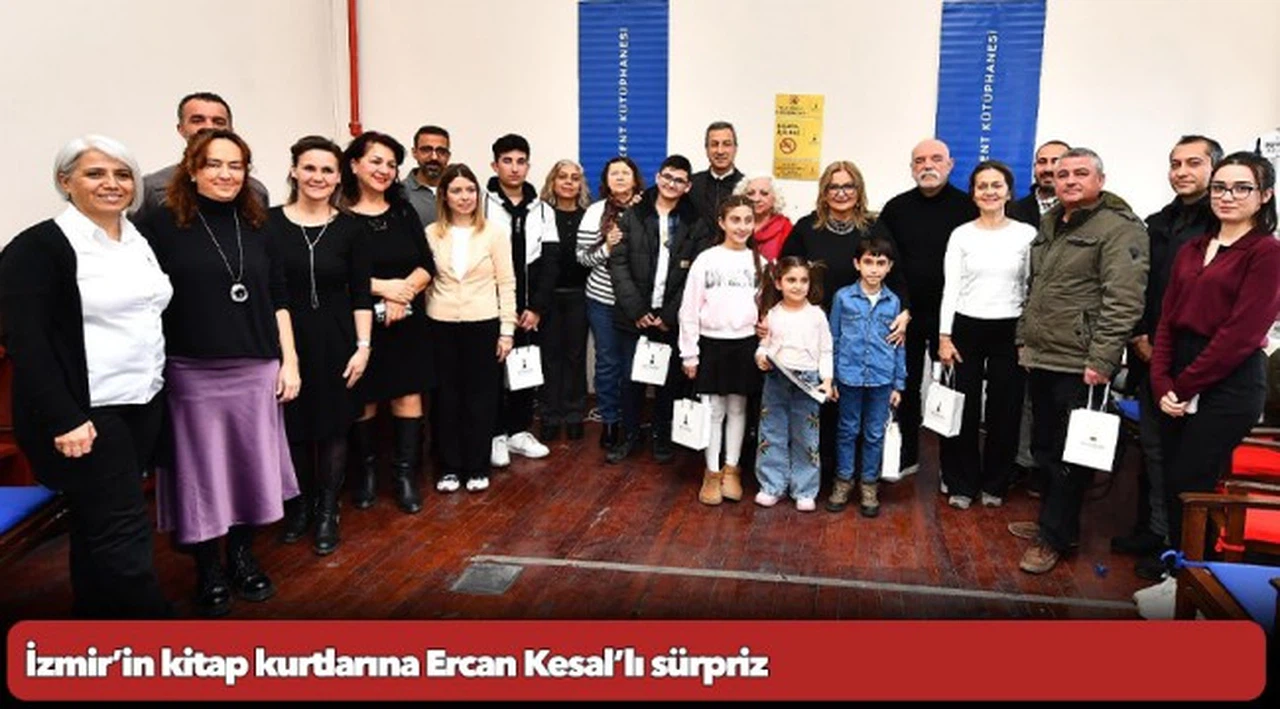 İzmir’in kitap kurtlarına Ercan Kesal’lı sürpriz