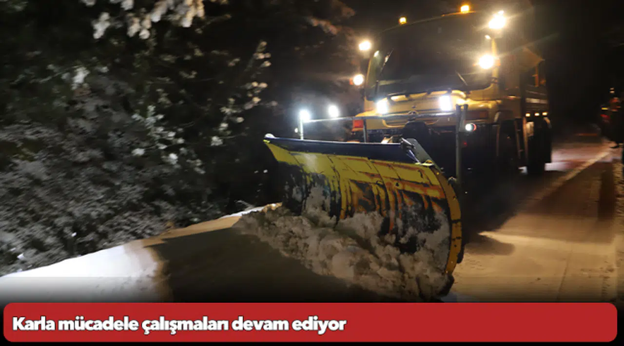 Karla mücadele çalışmaları devam ediyor