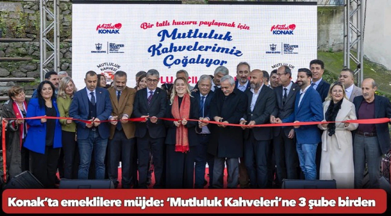 Konak’ta emeklilere müjde:  ‘Mutluluk Kahveleri’ne 3 şube birden