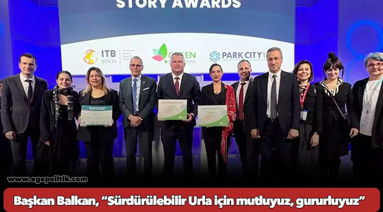 Başkan Balkan, “Sürdürülebilir Urla için mutluyuz, gururluyuz”