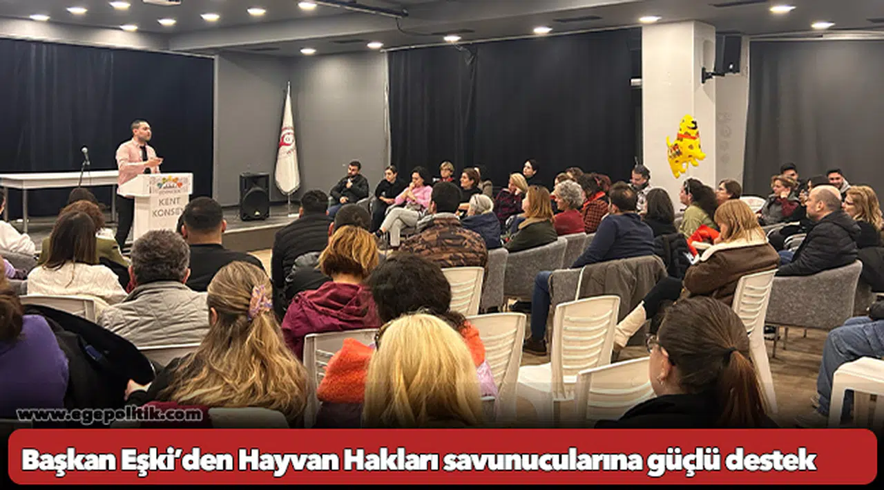 Başkan Eşki’den Hayvan Hakları savunucularına güçlü destek