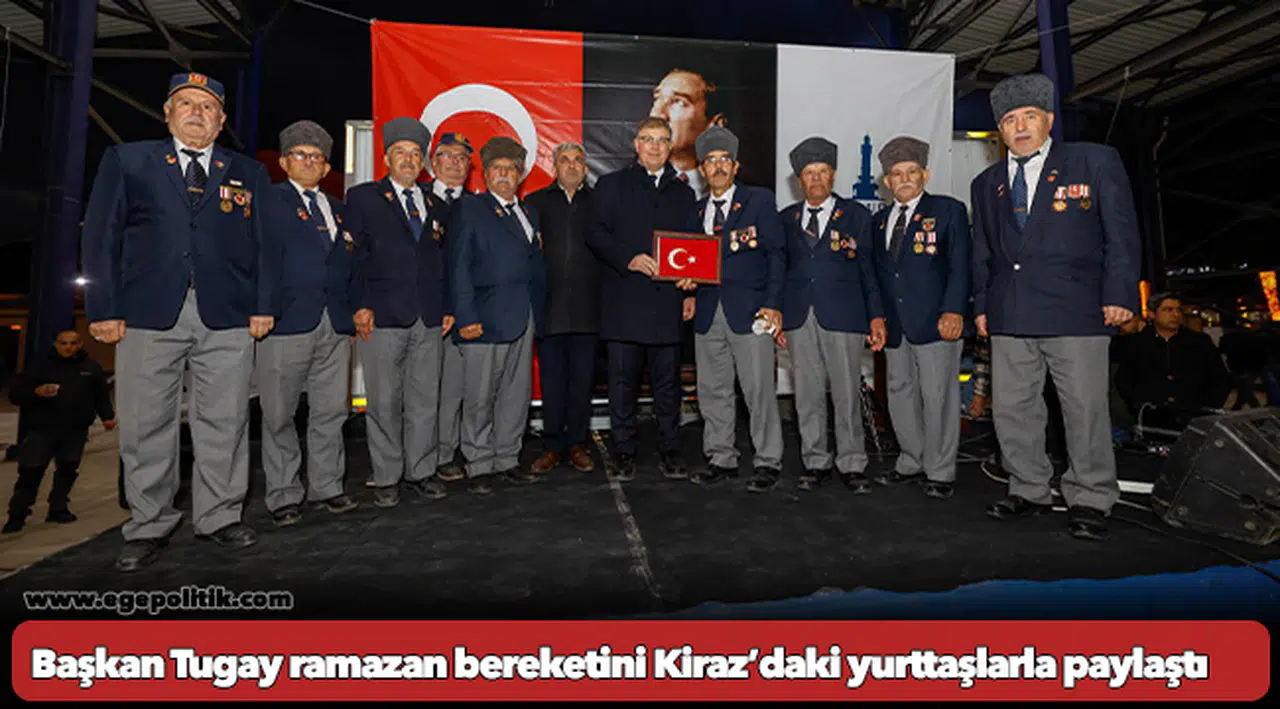 Başkan Tugay ramazan bereketini Kiraz’daki yurttaşlarla paylaştı