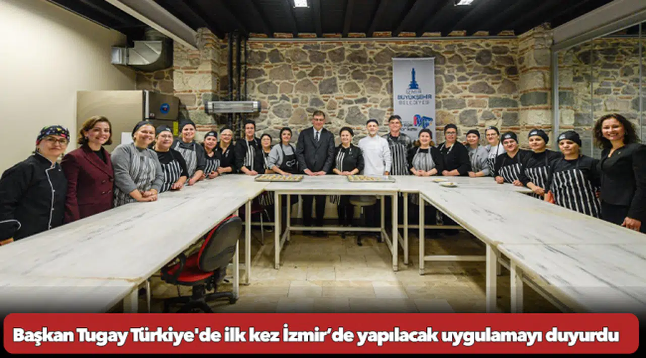 Başkan Tugay Türkiye'de ilk kez İzmir’de yapılacak uygulamayı duyurdu