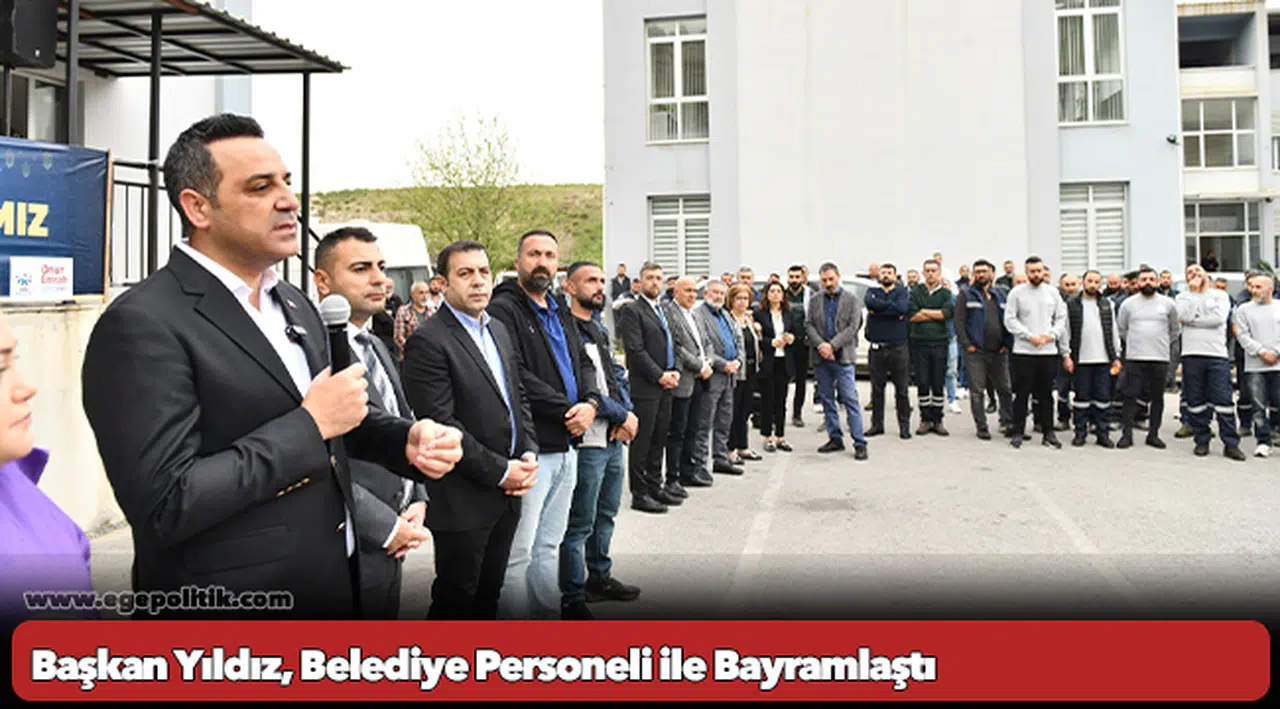 Başkan Yıldız, Belediye Personeli ile Bayramlaştı
