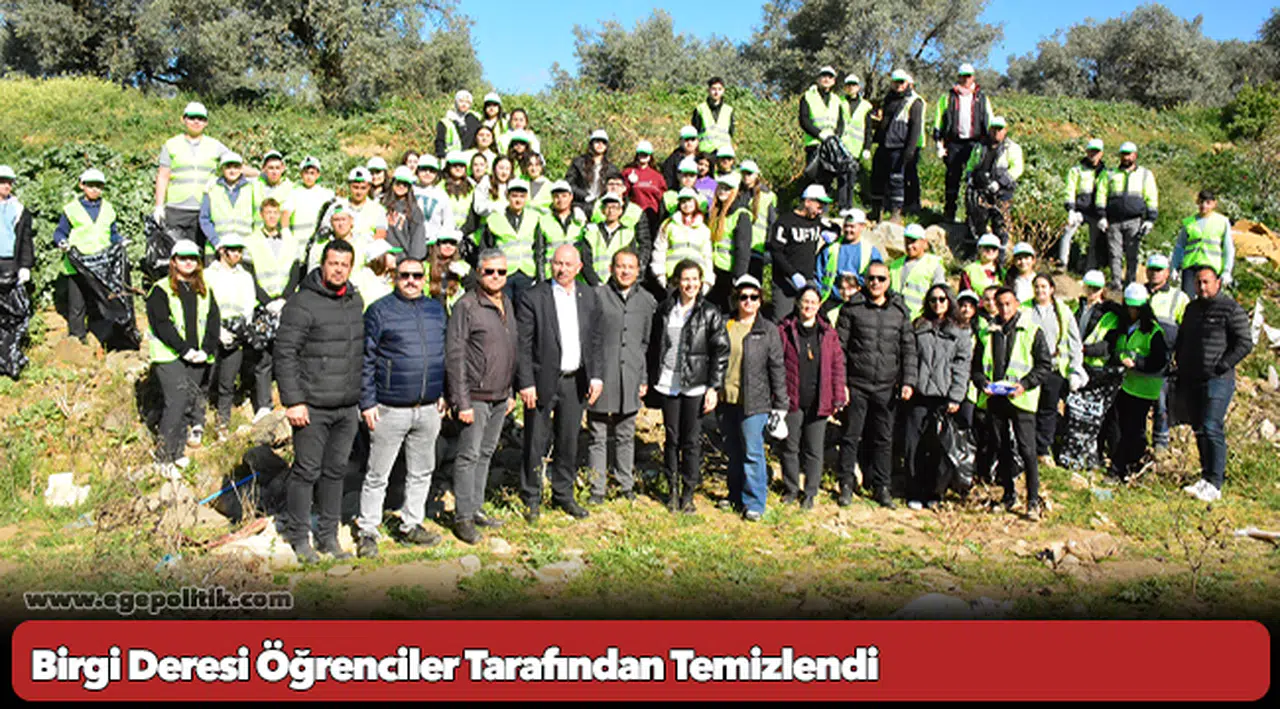 Birgi Deresi Öğrenciler Tarafından Temizlendi