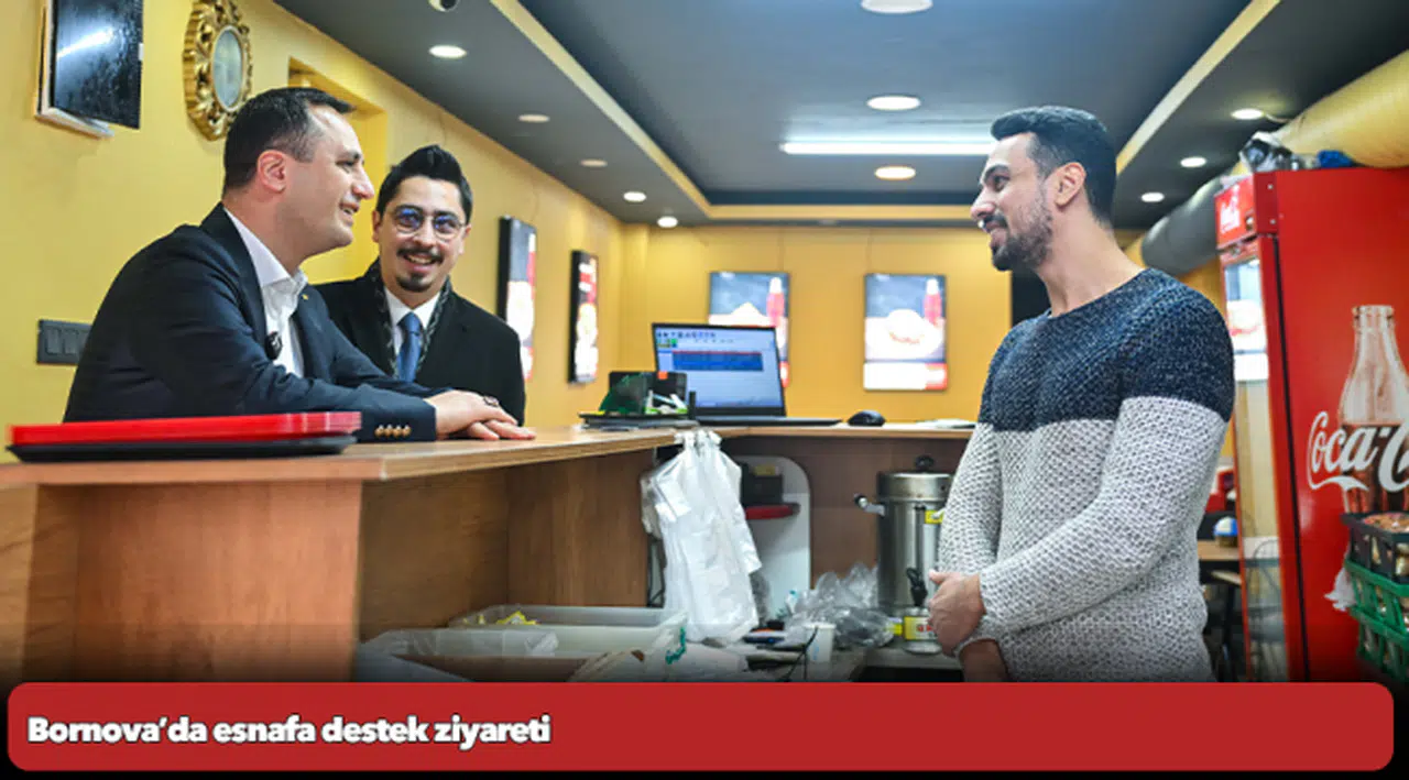 Bornova’da esnafa destek ziyareti