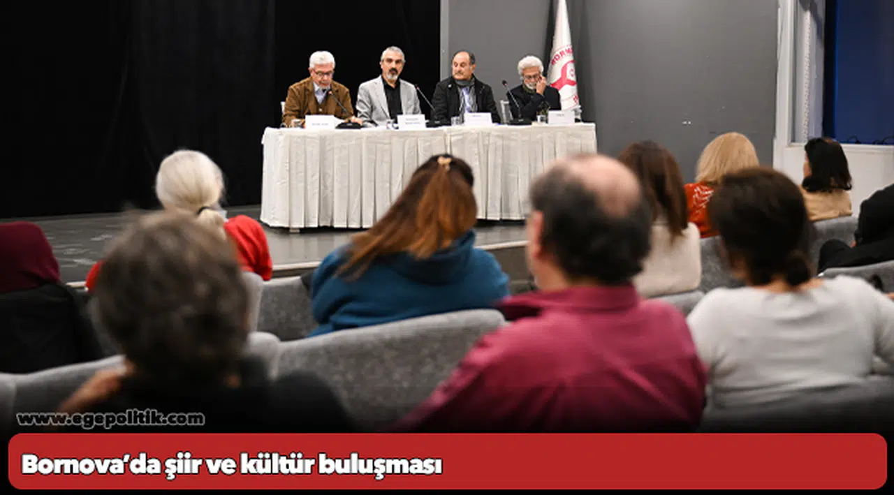 Bornova’da şiir ve kültür buluşması