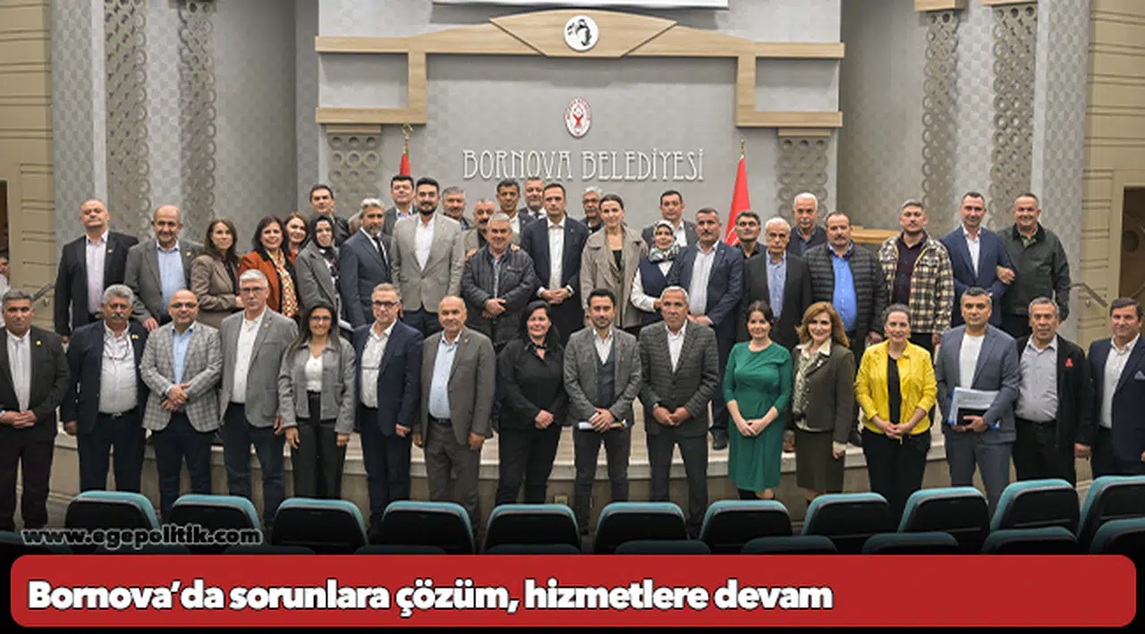 Bornova’da sorunlara çözüm, hizmetlere devam