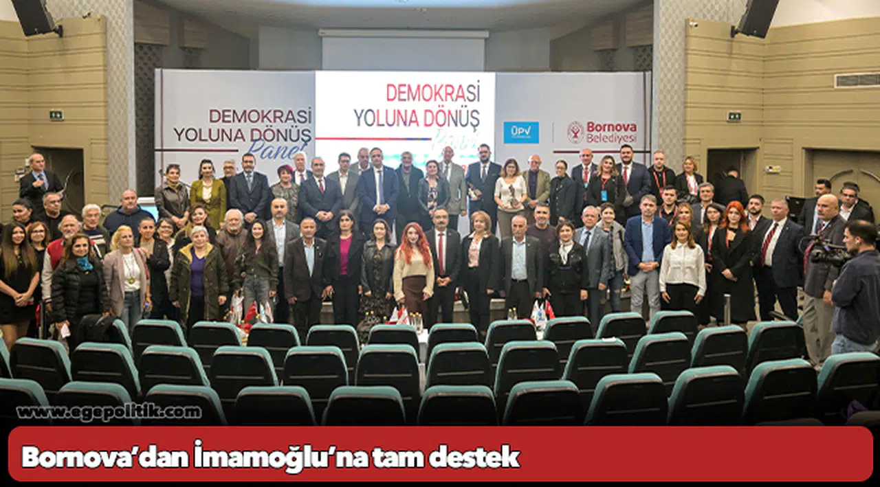 Bornova’dan İmamoğlu’na tam destek