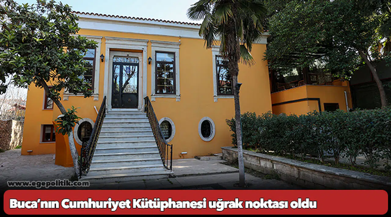 Buca’nın Cumhuriyet Kütüphanesi uğrak noktası oldu