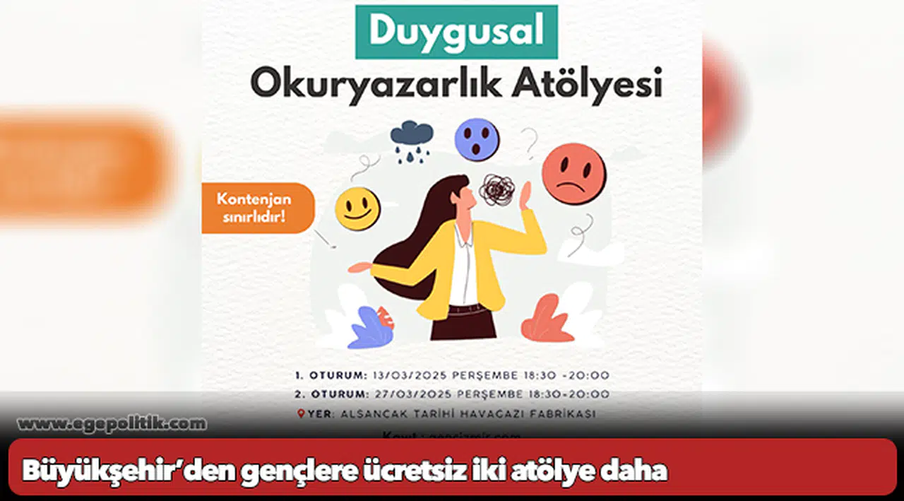 Büyükşehir’den gençlere ücretsiz iki atölye daha