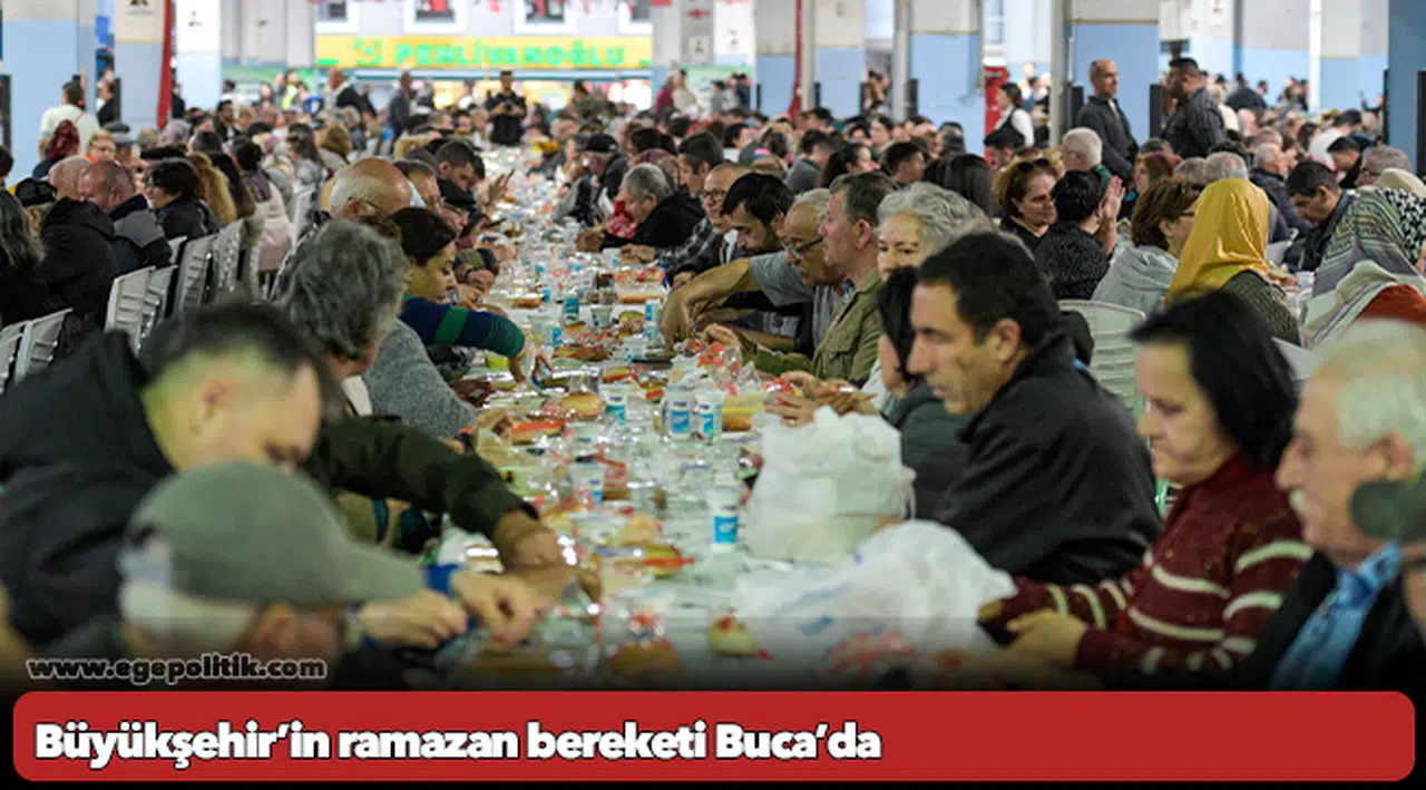 Büyükşehir’in ramazan bereketi Buca’da