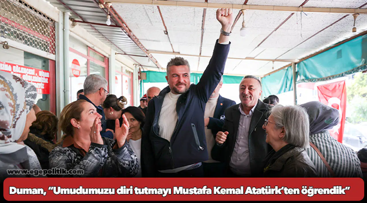 Duman, “Umudumuzu diri tutmayı Mustafa Kemal Atatürk’ten öğrendik”