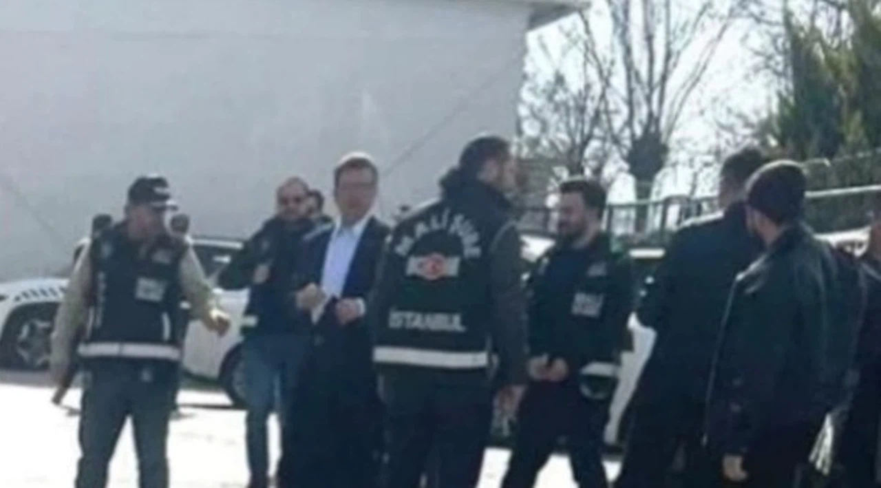 İmamoğlu'nun cezaevine girerken çekilen son fotoğrafı ortaya çıktı