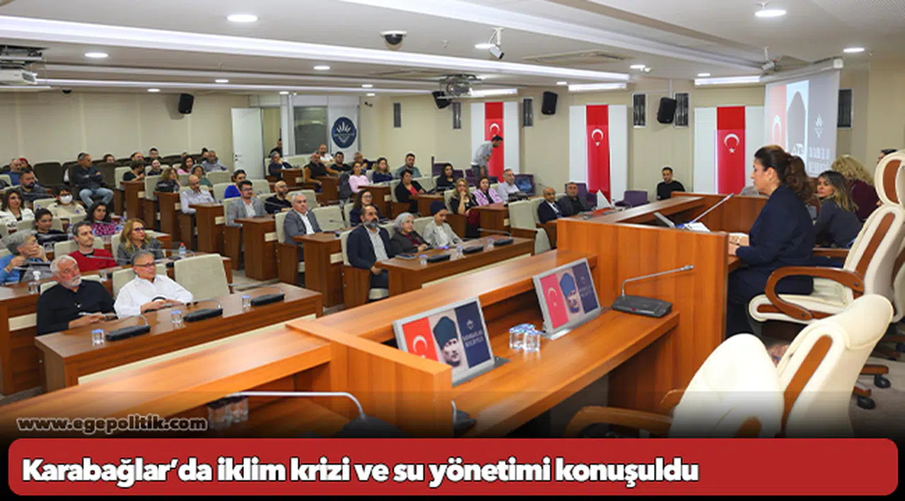 Karabağlar’da iklim krizi ve su yönetimi konuşuldu