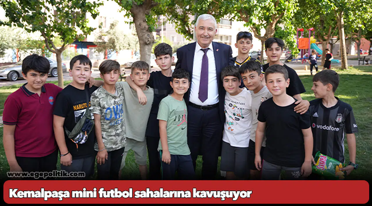 Kemalpaşa mini futbol sahalarına kavuşuyor