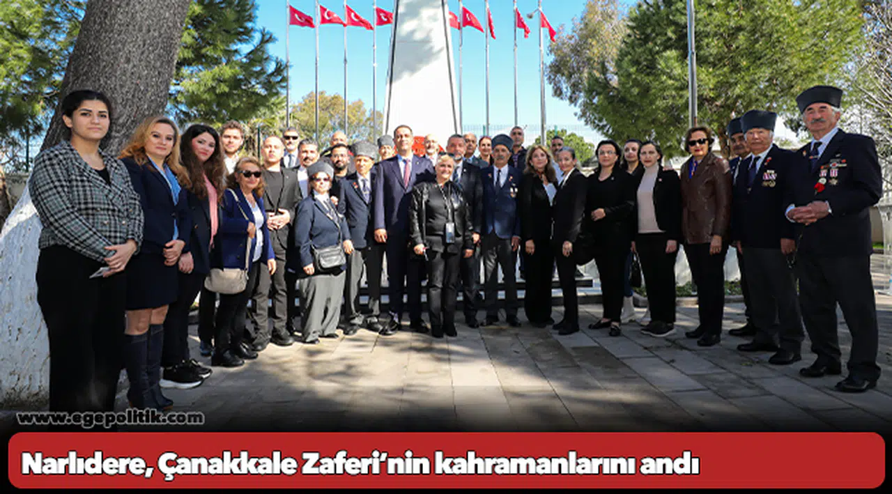 Narlıdere, Çanakkale Zaferi’nin kahramanlarını andı