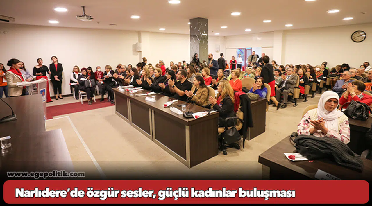 Narlıdere’de özgür sesler, güçlü kadınlar buluşması
