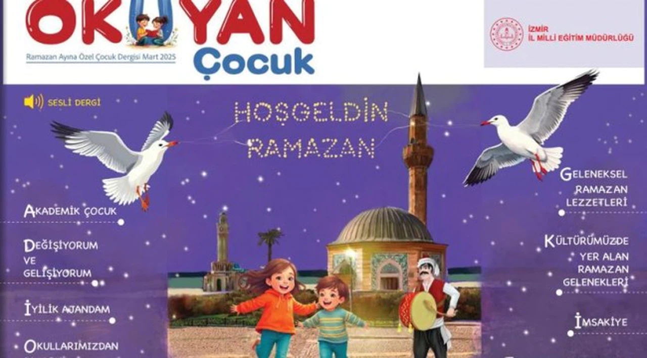 "Okuyan Çocuk" dergisiyle İzmirdeki öğrencilere Ramazan ayının ruhunu yaşatacak