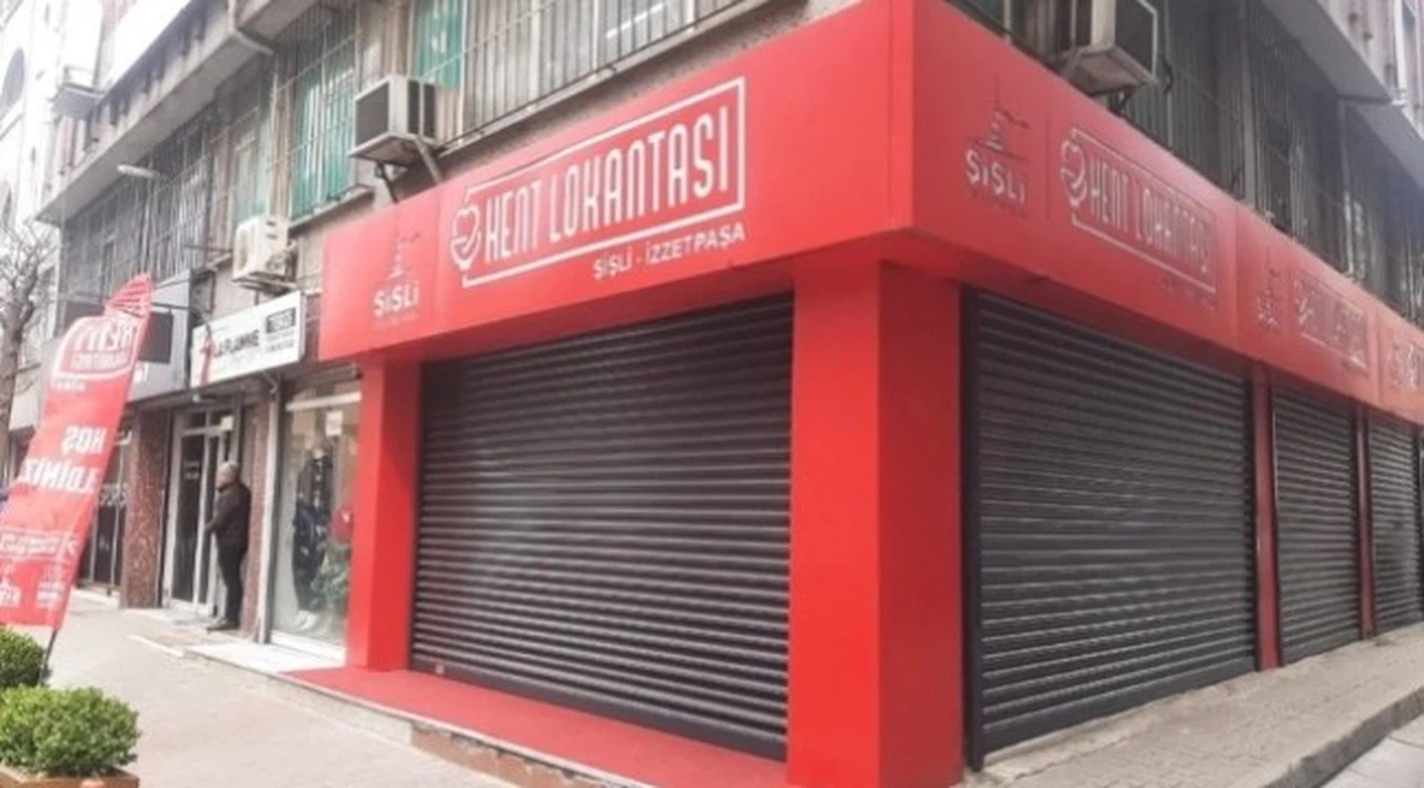 Şişli'deki kent lokantaları 'malzeme eksikliğinden' kapalıymış!