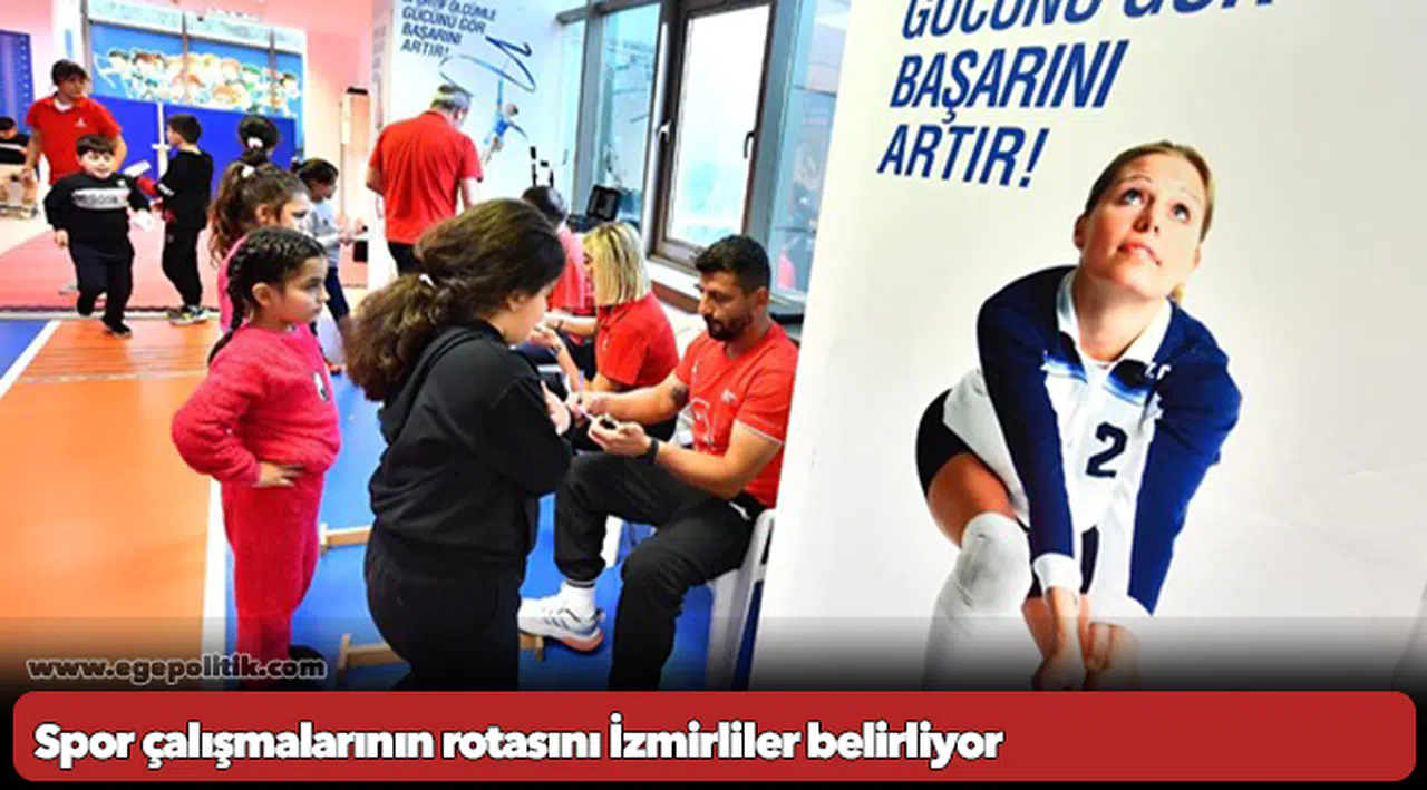 Spor çalışmalarının rotasını İzmirliler belirliyor