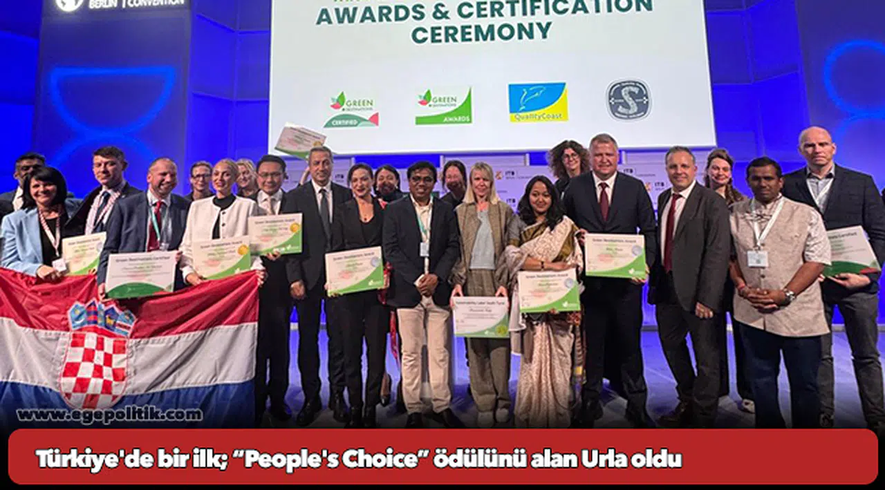Türkiye'de bir ilk; “People's Choice” ödülünü alan Urla oldu