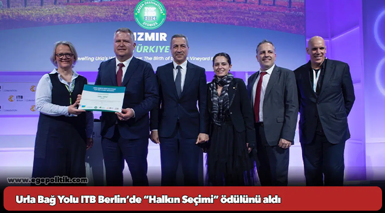 Urla Bağ Yolu ITB Berlin’de “Halkın Seçimi” ödülünü aldı
