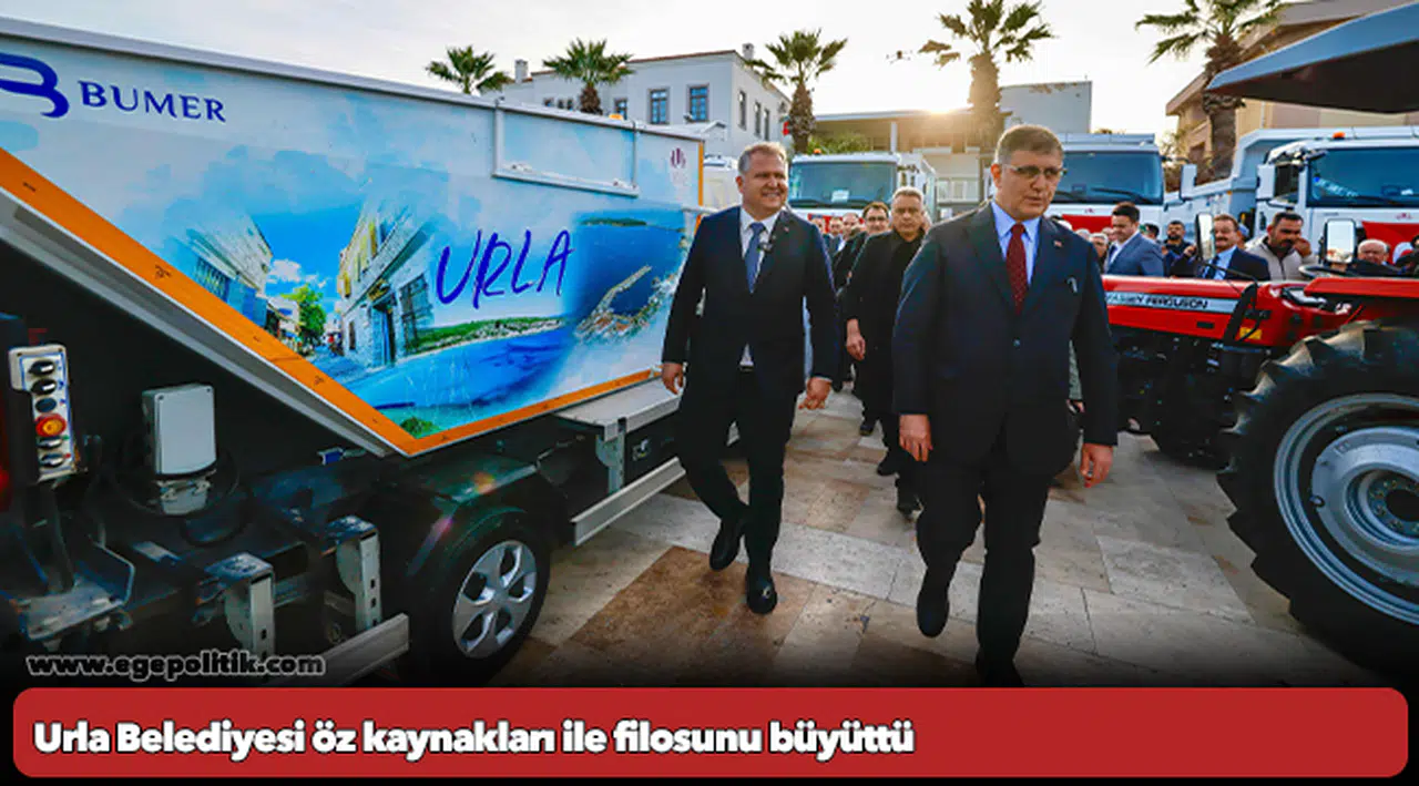 Urla Belediyesi öz kaynakları ile filosunu büyüttü