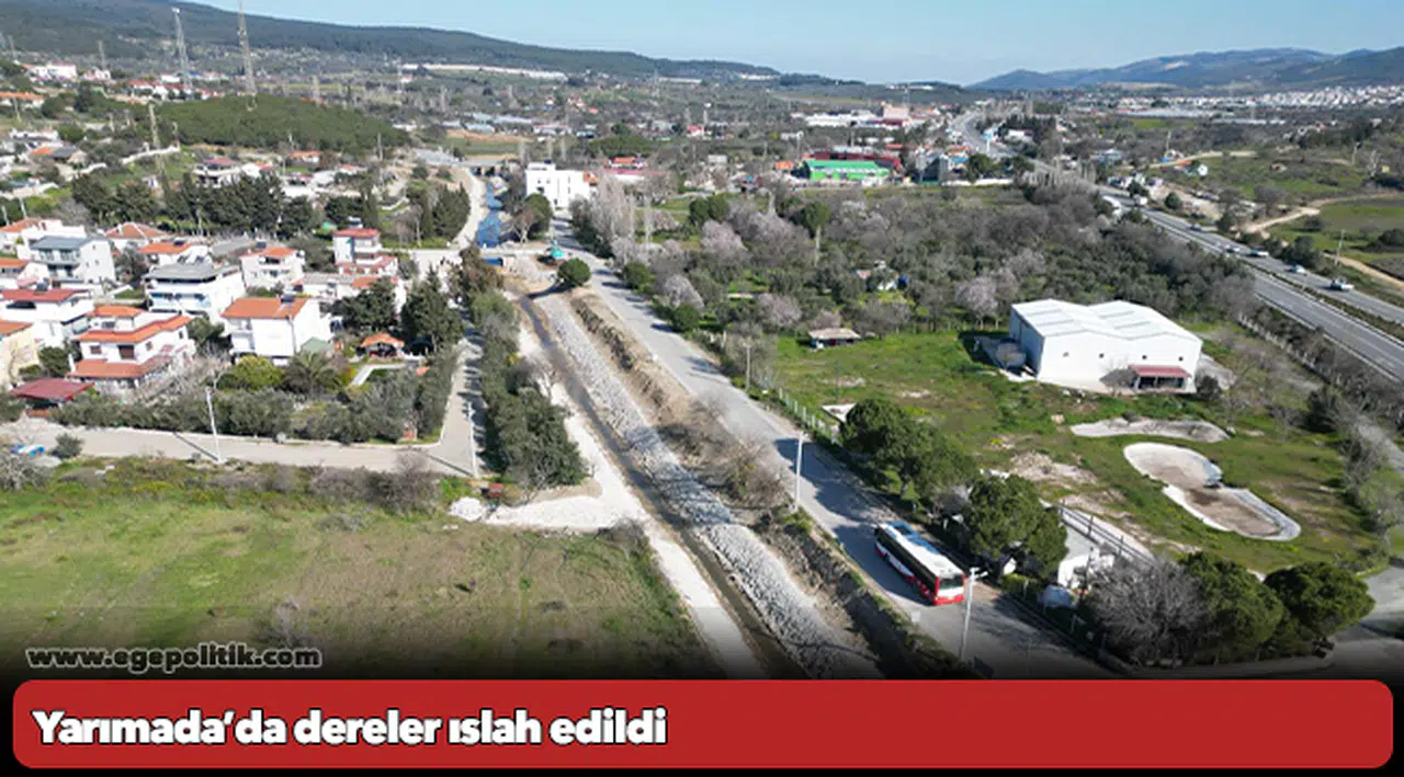 Yarımada’da dereler ıslah edildi