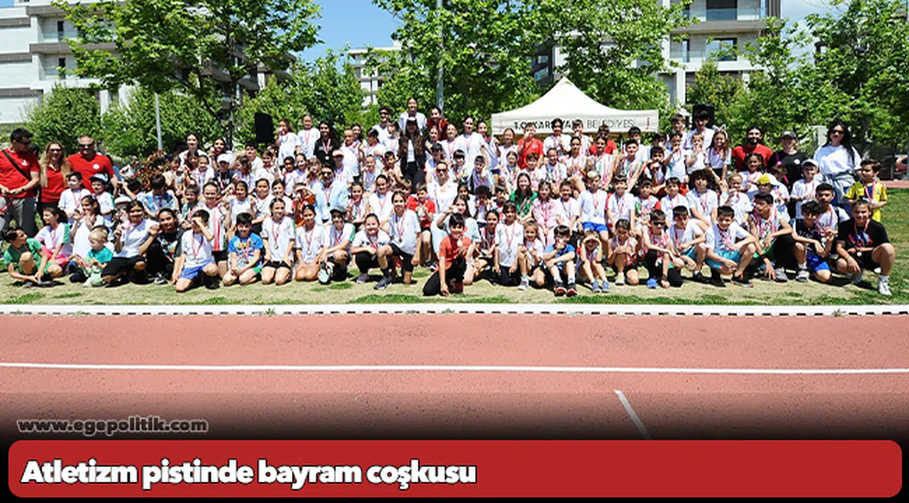 Atletizm pistinde bayram coşkusu