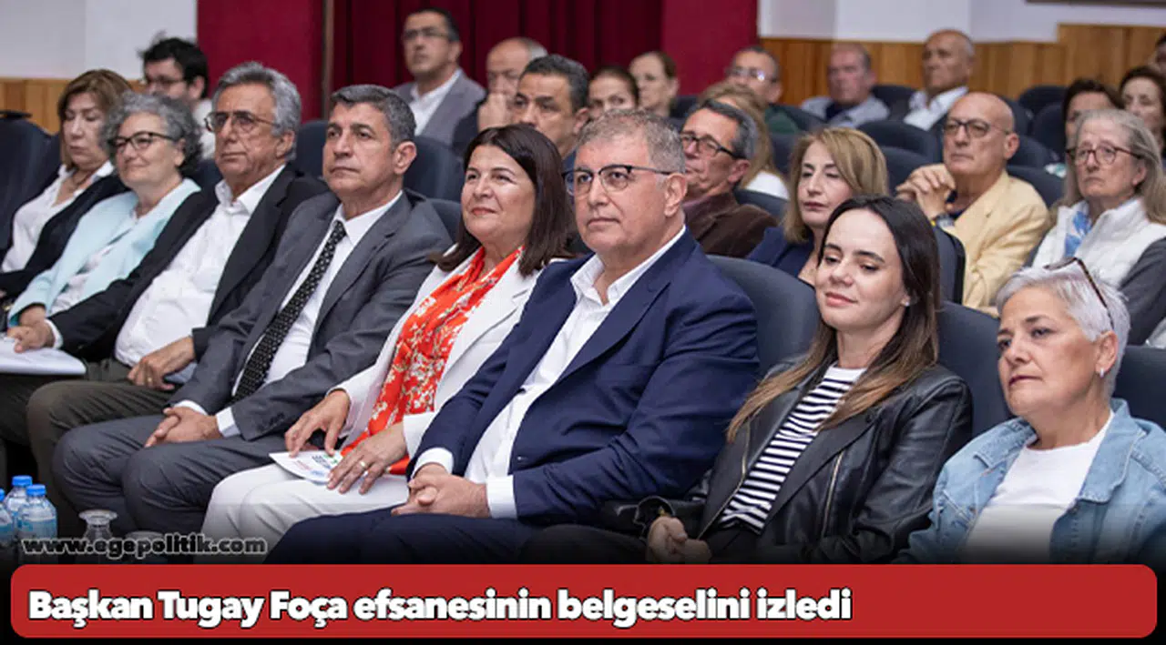Başkan Tugay Foça efsanesinin belgeselini izledi “Ne mutlu ki Nihat Dirim var”