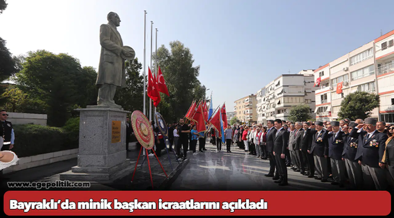 Bayraklı’da minik başkan icraatlarını açıkladı